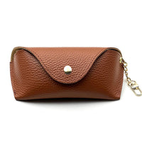 Lisetta Clip-On Italian Leather Glasses Case - Leather Italiano