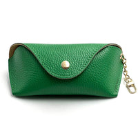 Lisetta Clip-On Italian Leather Glasses Case - Leather Italiano