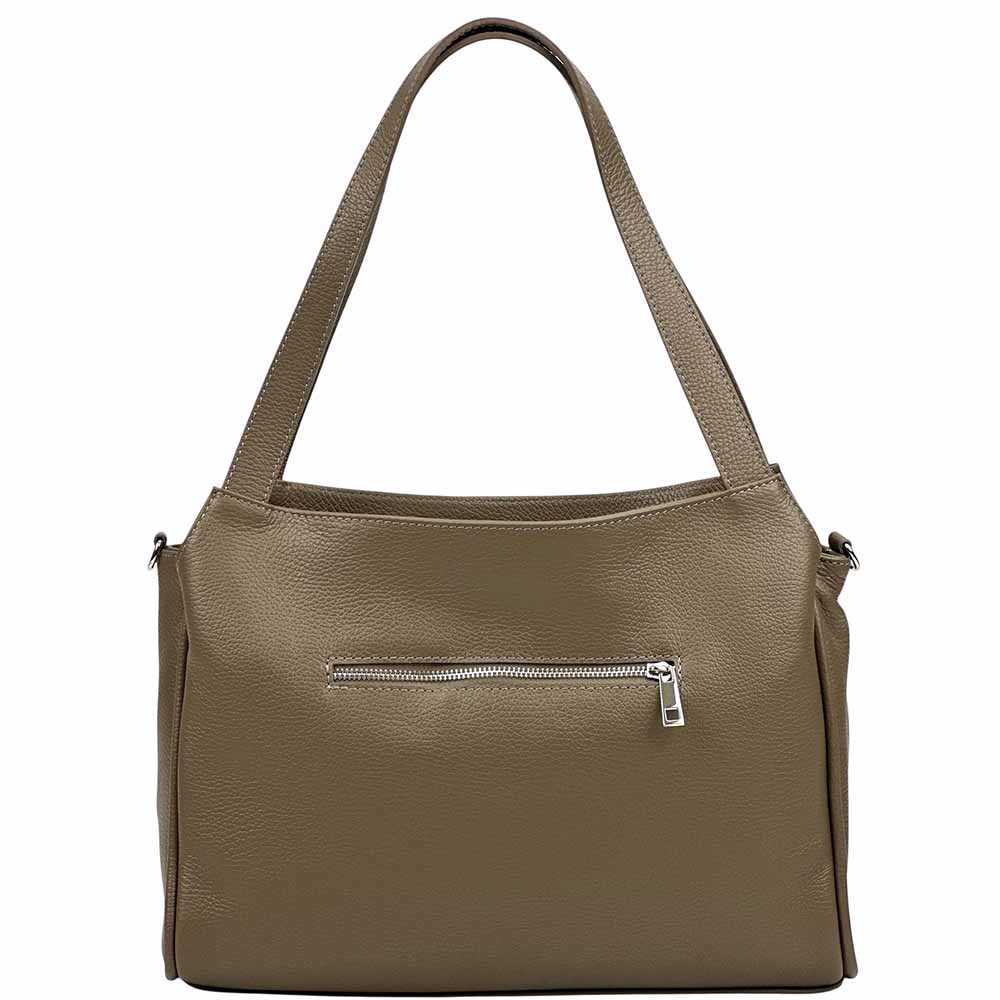 Livia Leather Bag – Minimalist Italian Elegance - Leather Italiano