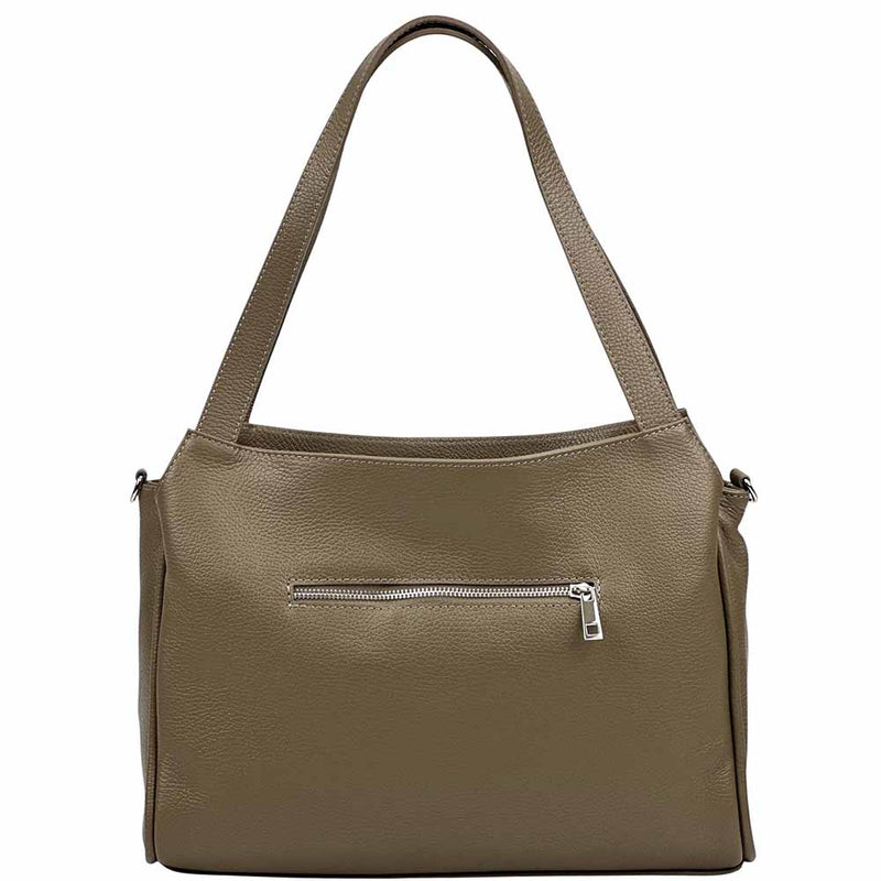 Livia Leather Bag – Minimalist Italian Elegance - Leather Italiano