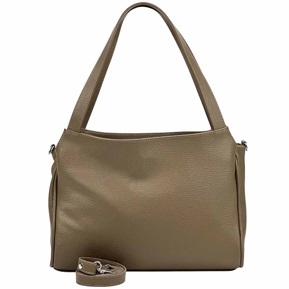 Livia Leather Bag – Minimalist Italian Elegance - Leather Italiano