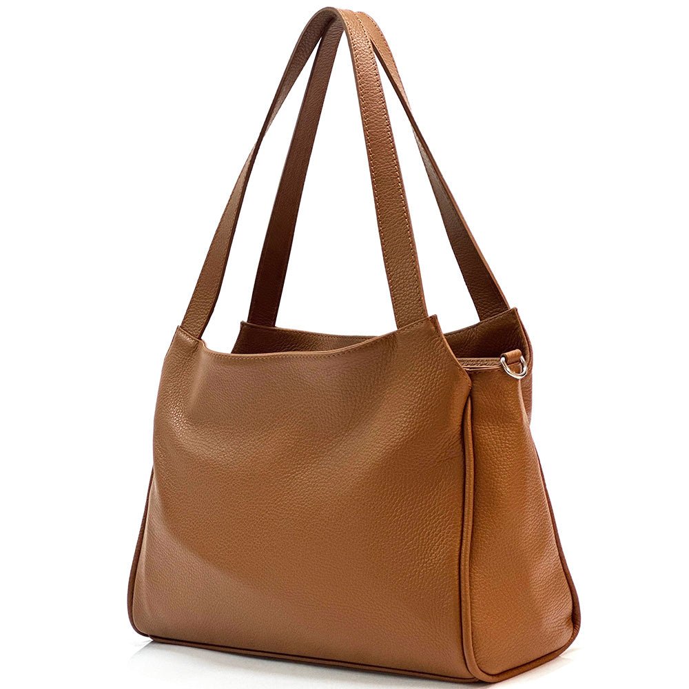 Livia Leather Bag – Minimalist Italian Elegance - Leather Italiano