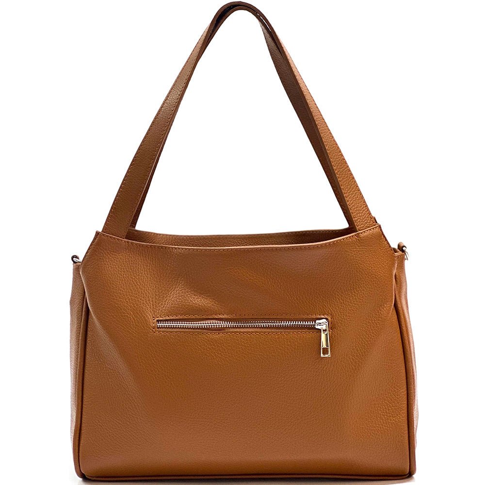 Livia Leather Bag – Minimalist Italian Elegance - Leather Italiano