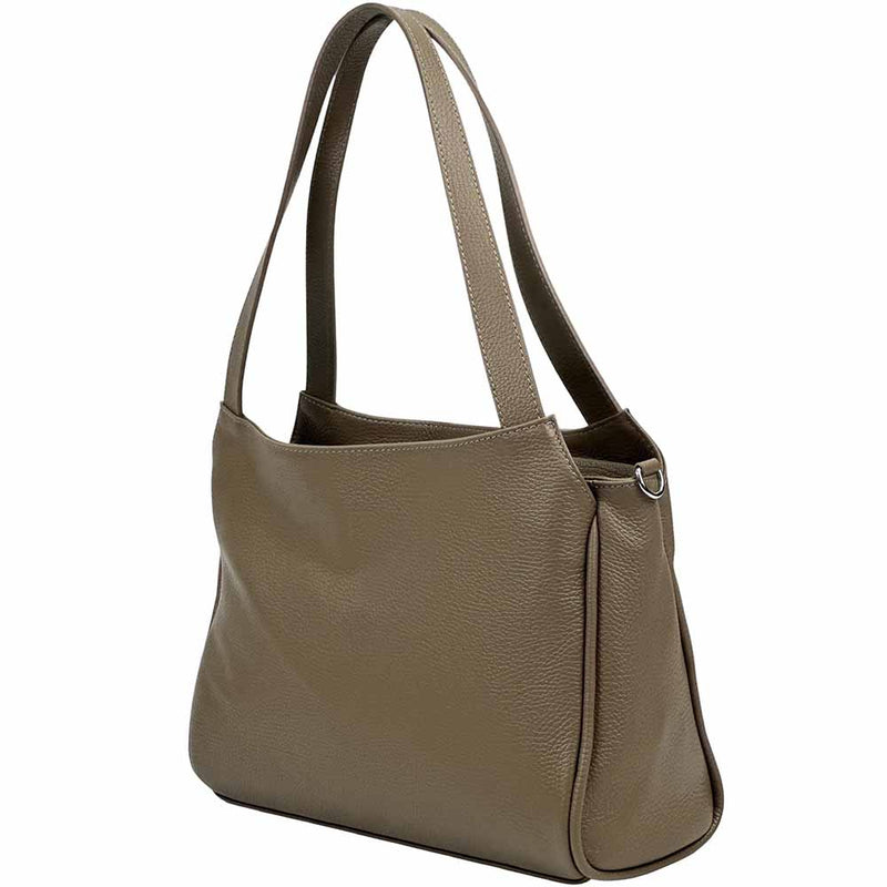 Livia Leather Bag – Minimalist Italian Elegance - Leather Italiano