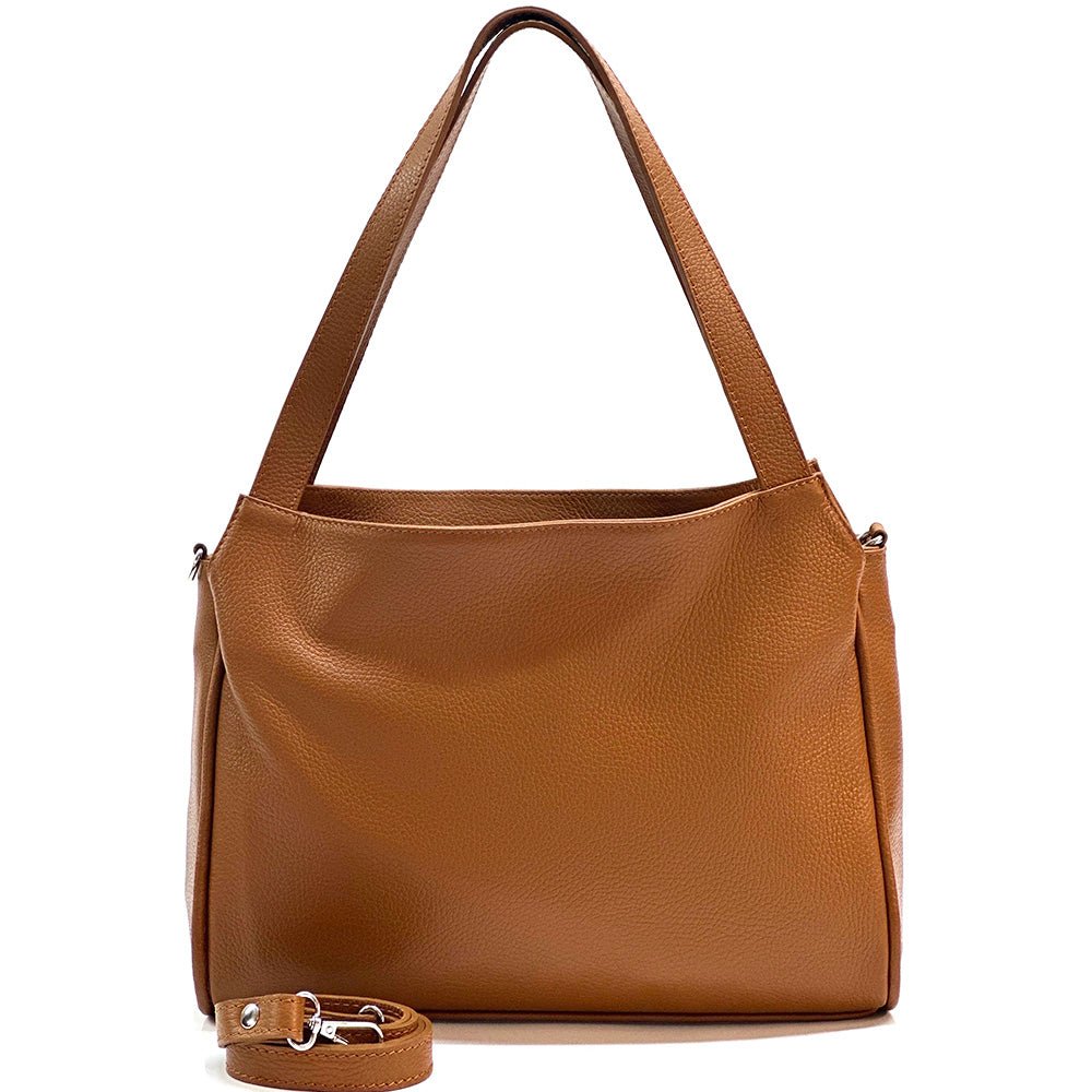 Livia Leather Bag – Minimalist Italian Elegance - Leather Italiano