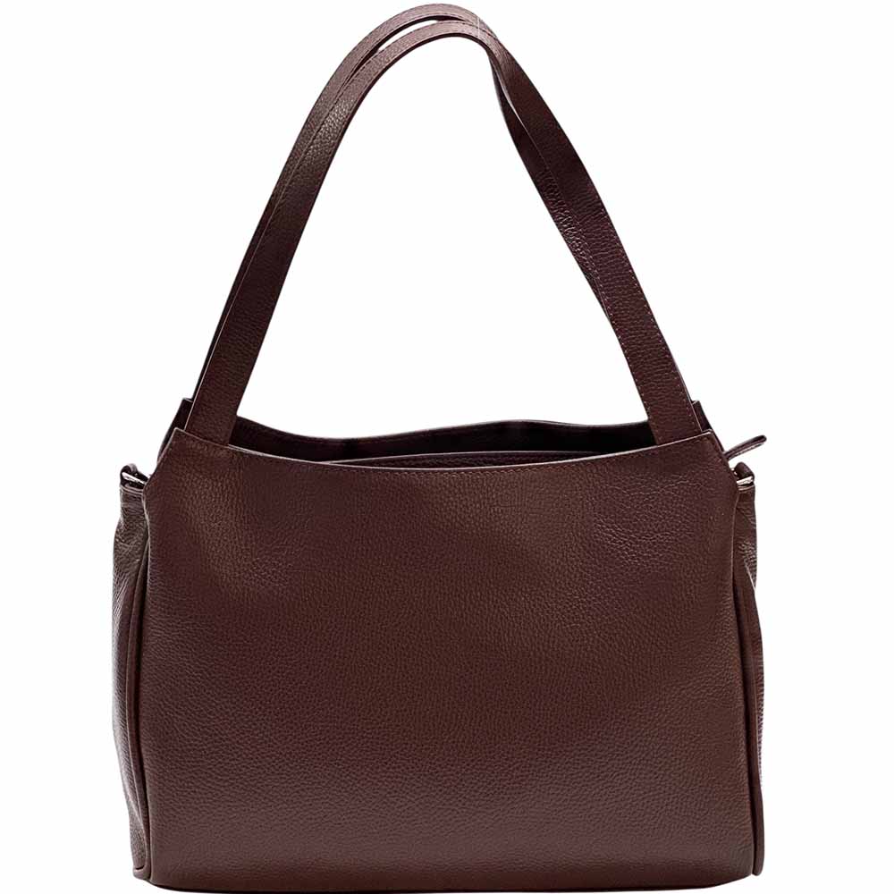 Livia Leather Bag – Minimalist Italian Elegance - Leather Italiano
