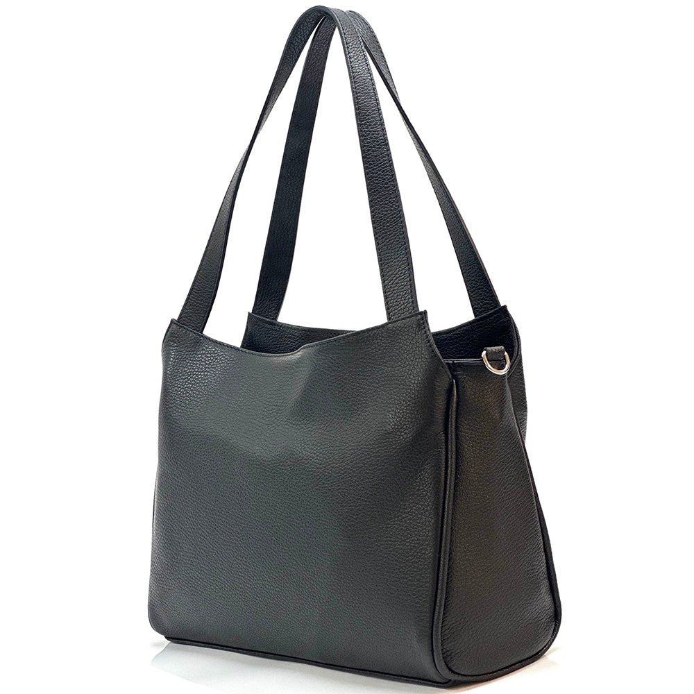 Livia Leather Bag – Minimalist Italian Elegance - Leather Italiano