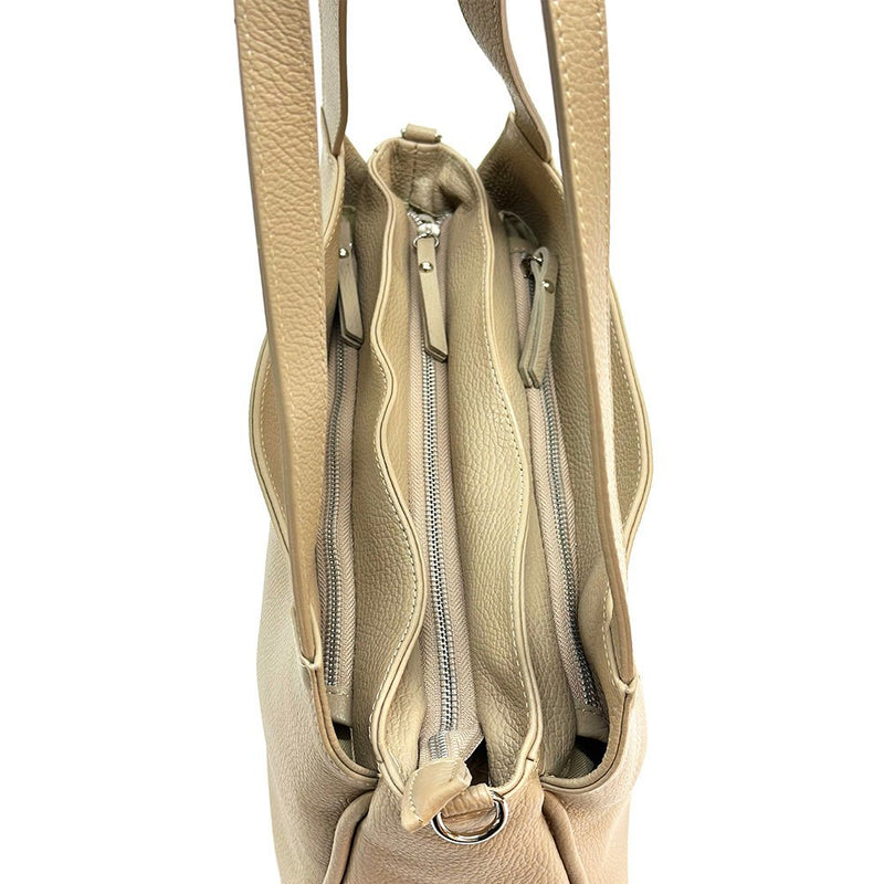 Livia Leather Bag – Minimalist Italian Elegance - Leather Italiano