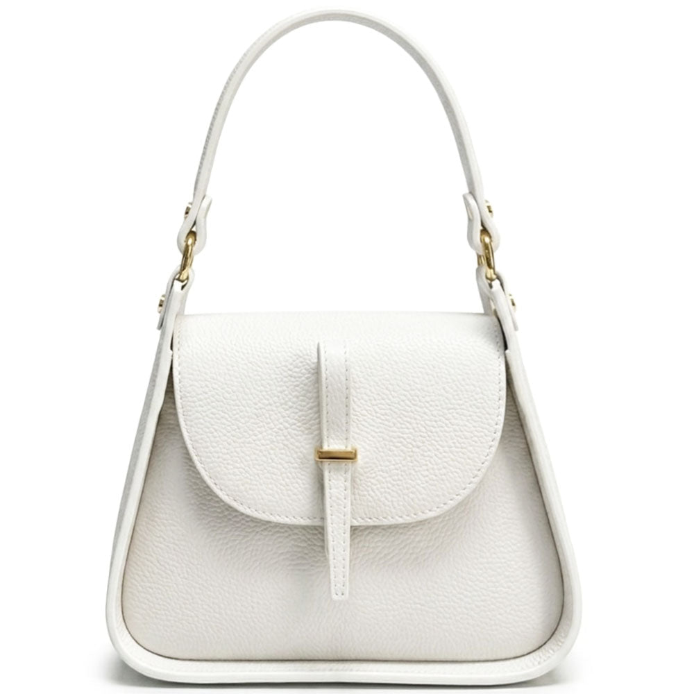 Lorenza Italian Cow Leather Shoulder Bag - Leather Italiano
