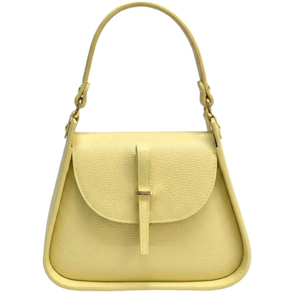 Lorenza Italian Cow Leather Shoulder Bag - Leather Italiano