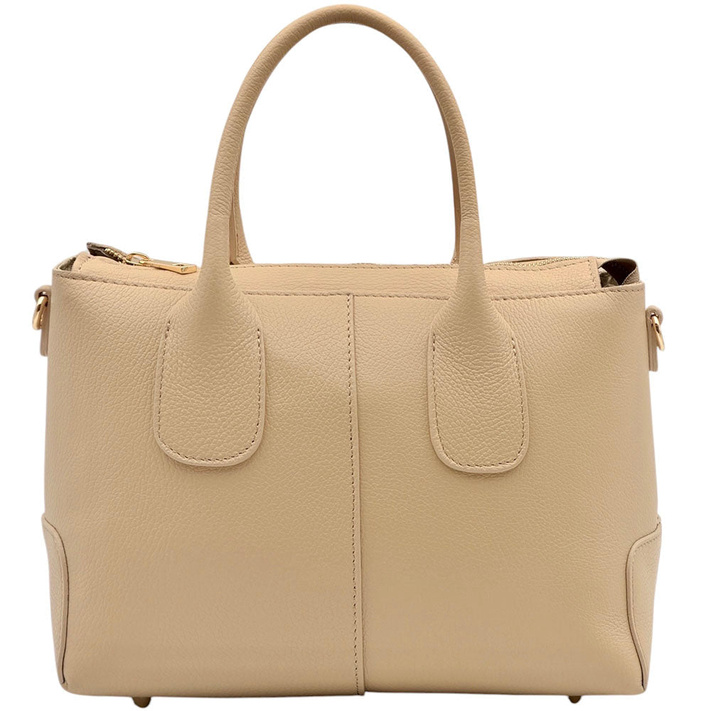 Loriena Italian Cow Leather Everyday Tote Bag - Leather Italiano