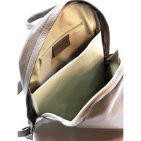 Luce Unisex Leather Backpack - Leather Italiano