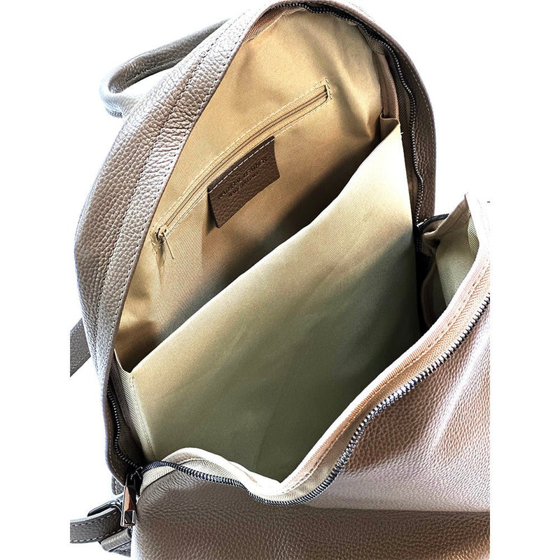 Luce Unisex Leather Backpack - Leather Italiano