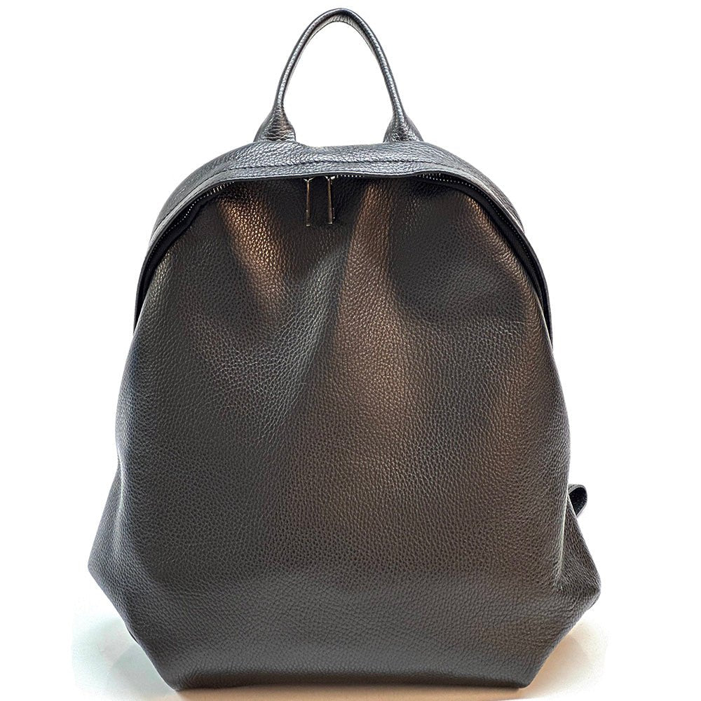 Luce Unisex Leather Backpack - Leather Italiano