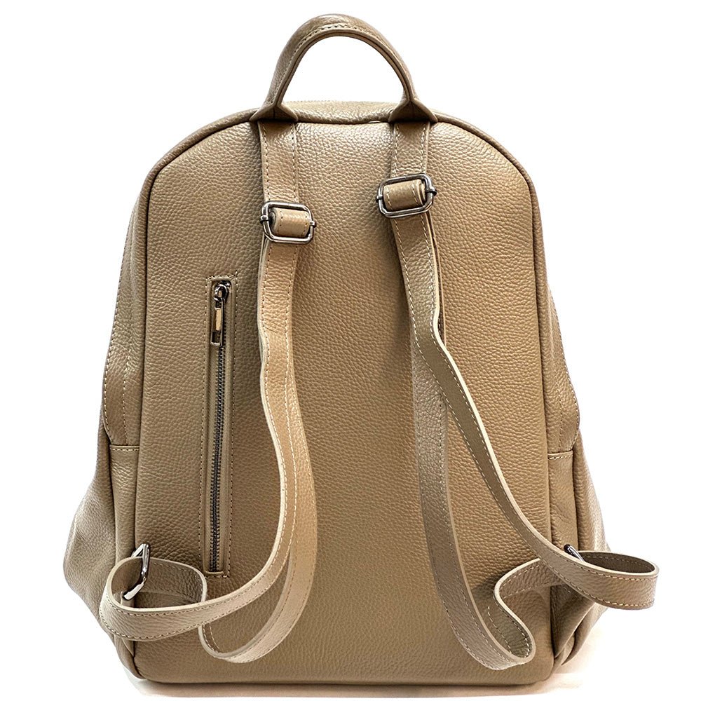 Luce Unisex Leather Backpack - Leather Italiano