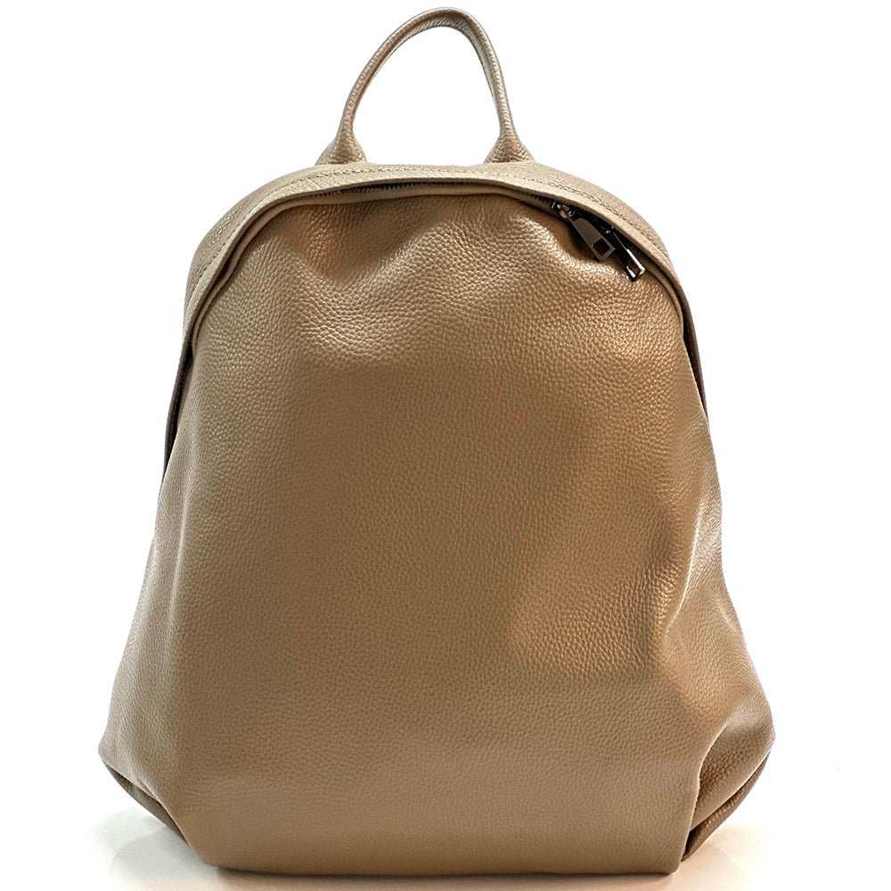 Luce Unisex Leather Backpack - Leather Italiano