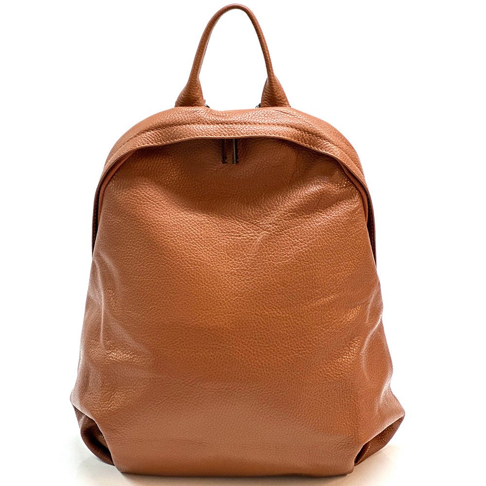 Luce Unisex Leather Backpack - Leather Italiano