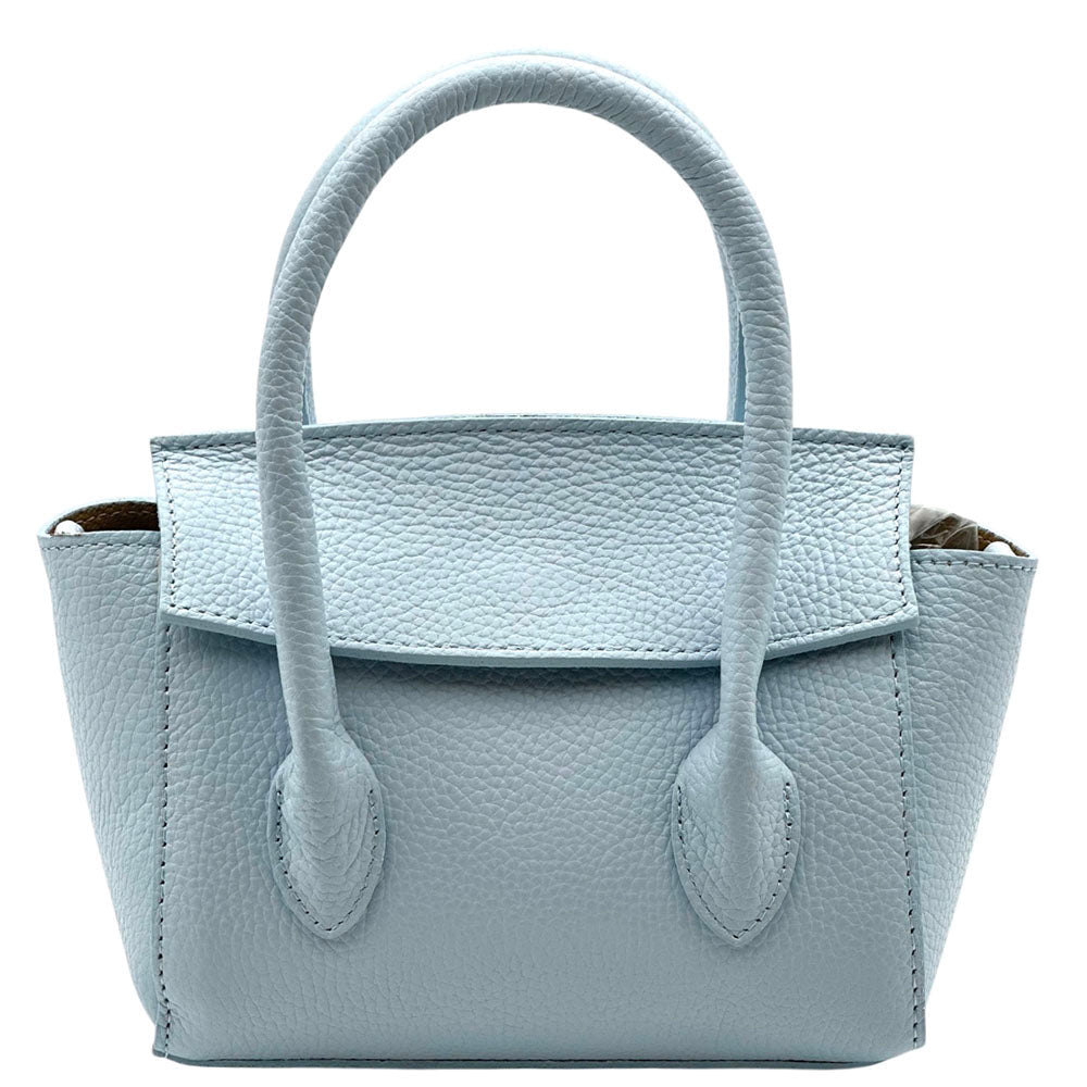 Lucilla Small Italian Cow Leather Handbag - Leather Italiano