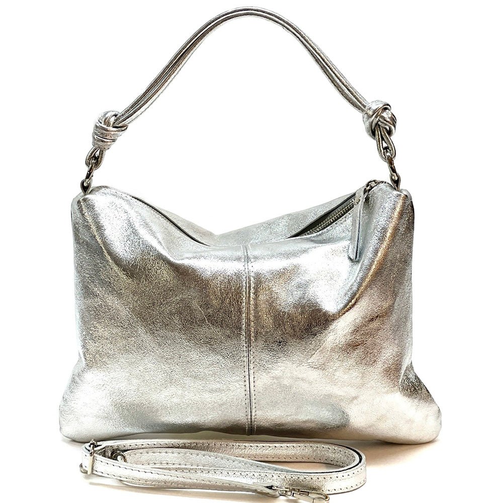 Lunaria Italian Leather Shoulder Bag - Leather Italiano