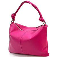 Lunaria Italian Leather Shoulder Bag - Leather Italiano