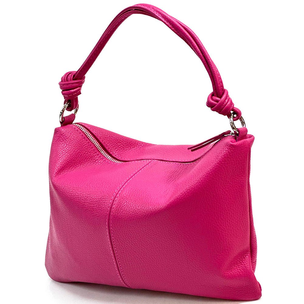 Lunaria Italian Leather Shoulder Bag - Leather Italiano