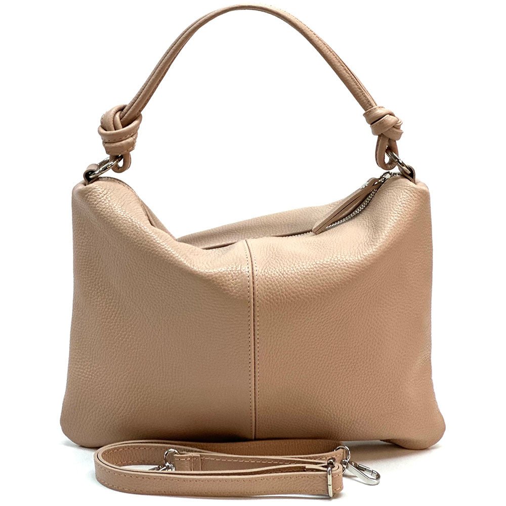 Lunaria Italian Leather Shoulder Bag - Leather Italiano