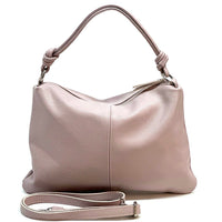 Lunaria Italian Leather Shoulder Bag - Leather Italiano