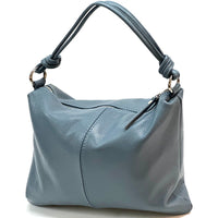 Lunaria Italian Leather Shoulder Bag - Leather Italiano