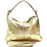 Lunaria Italian Leather Shoulder Bag - Leather Italiano
