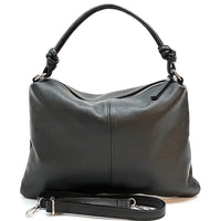 Lunaria Italian Leather Shoulder Bag - Leather Italiano