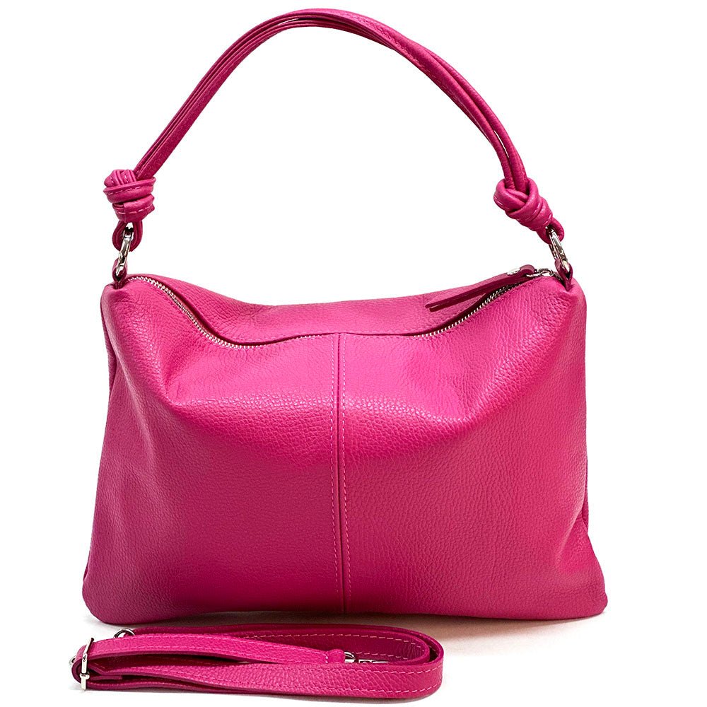 Lunaria Italian Leather Shoulder Bag - Leather Italiano