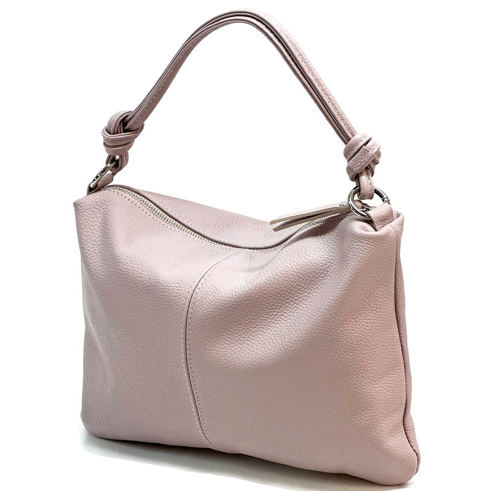 Lunaria Italian Leather Shoulder Bag - Leather Italiano