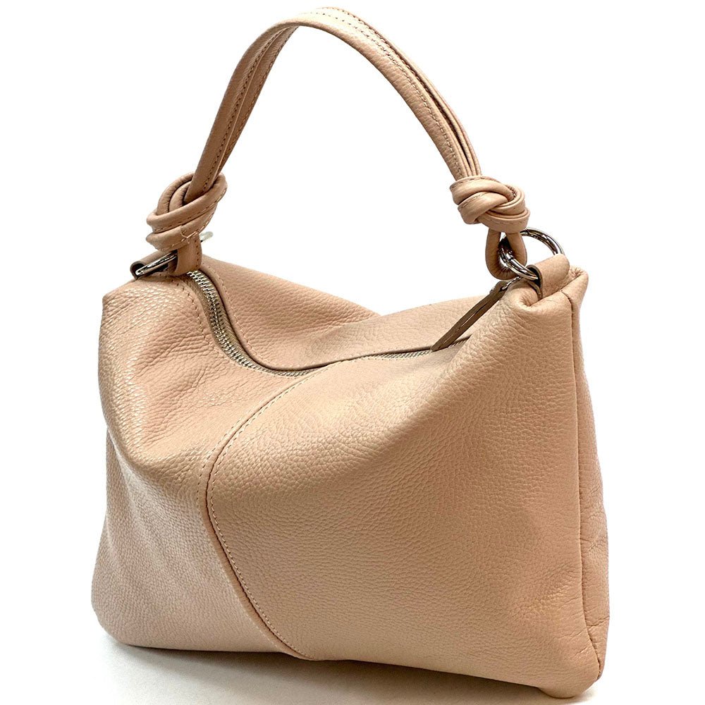 Lunaria Italian Leather Shoulder Bag - Leather Italiano