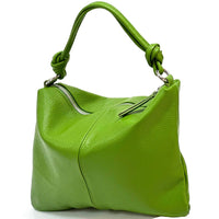 Lunaria Italian Leather Shoulder Bag - Leather Italiano