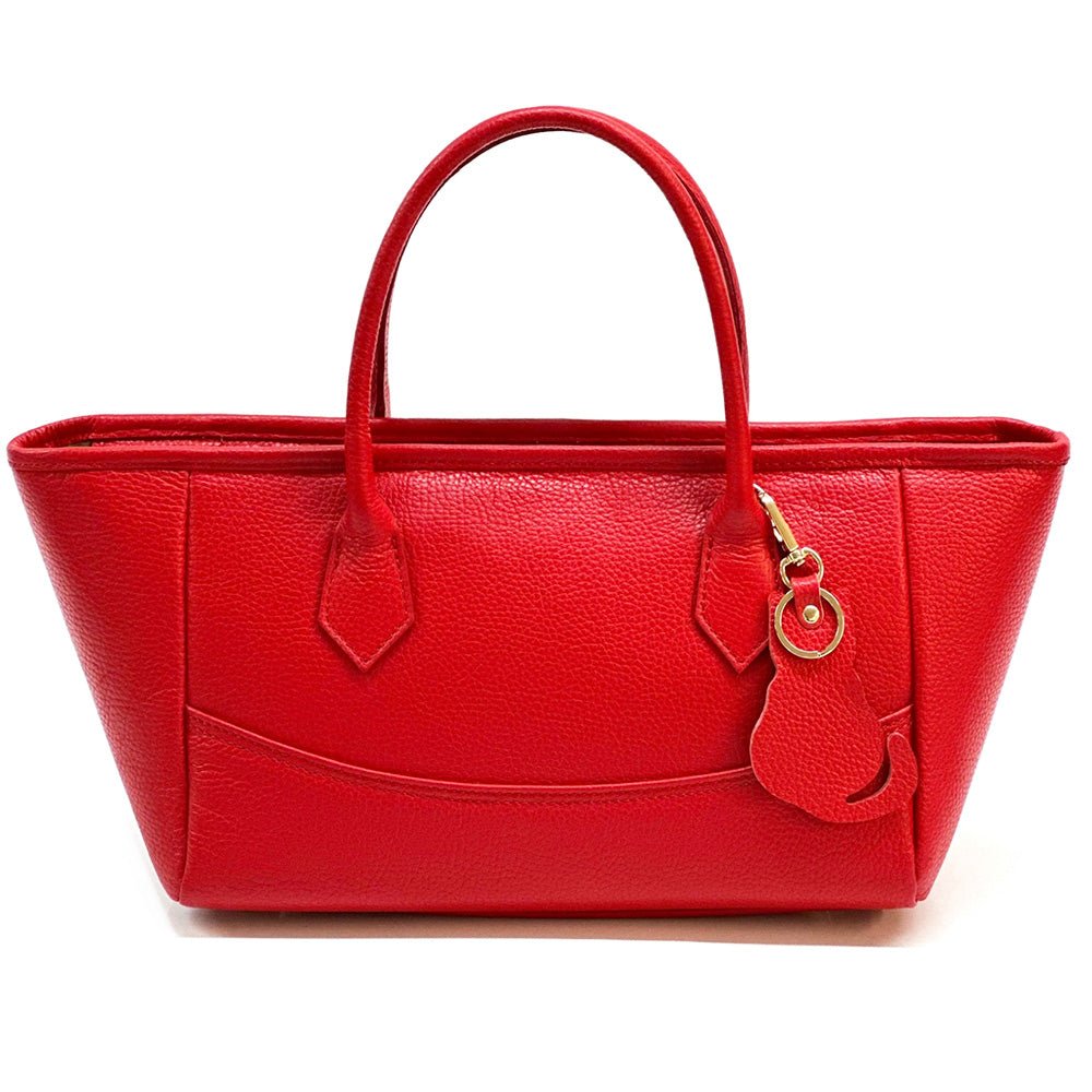 Lunetta Italian Handmade Leather Tote Bag - Leather Italiano