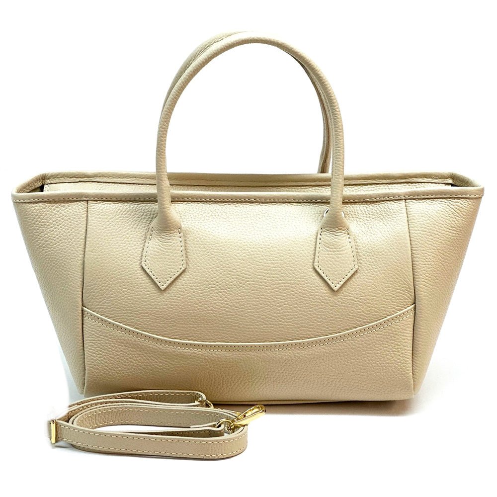 Lunetta Italian Handmade Leather Tote Bag - Leather Italiano