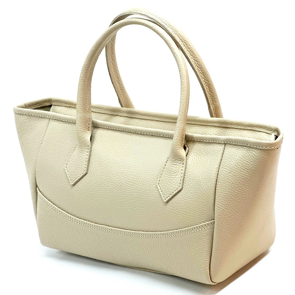 Lunetta Italian Handmade Leather Tote Bag - Leather Italiano