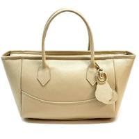 Lunetta Italian Handmade Leather Tote Bag - Leather Italiano