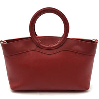 Marcella Italian Leather Top Handle Bag - Leather Italiano