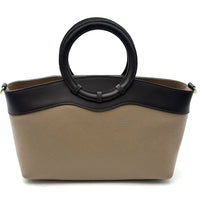 Marcella Italian Leather Top Handle Bag - Leather Italiano