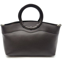 Marcella Italian Leather Top Handle Bag - Leather Italiano