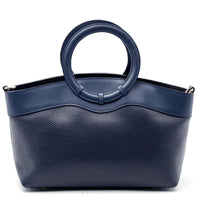 Marcella Italian Leather Top Handle Bag - Leather Italiano