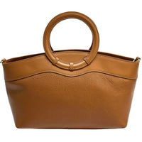 Marcella Italian Leather Top Handle Bag - Leather Italiano
