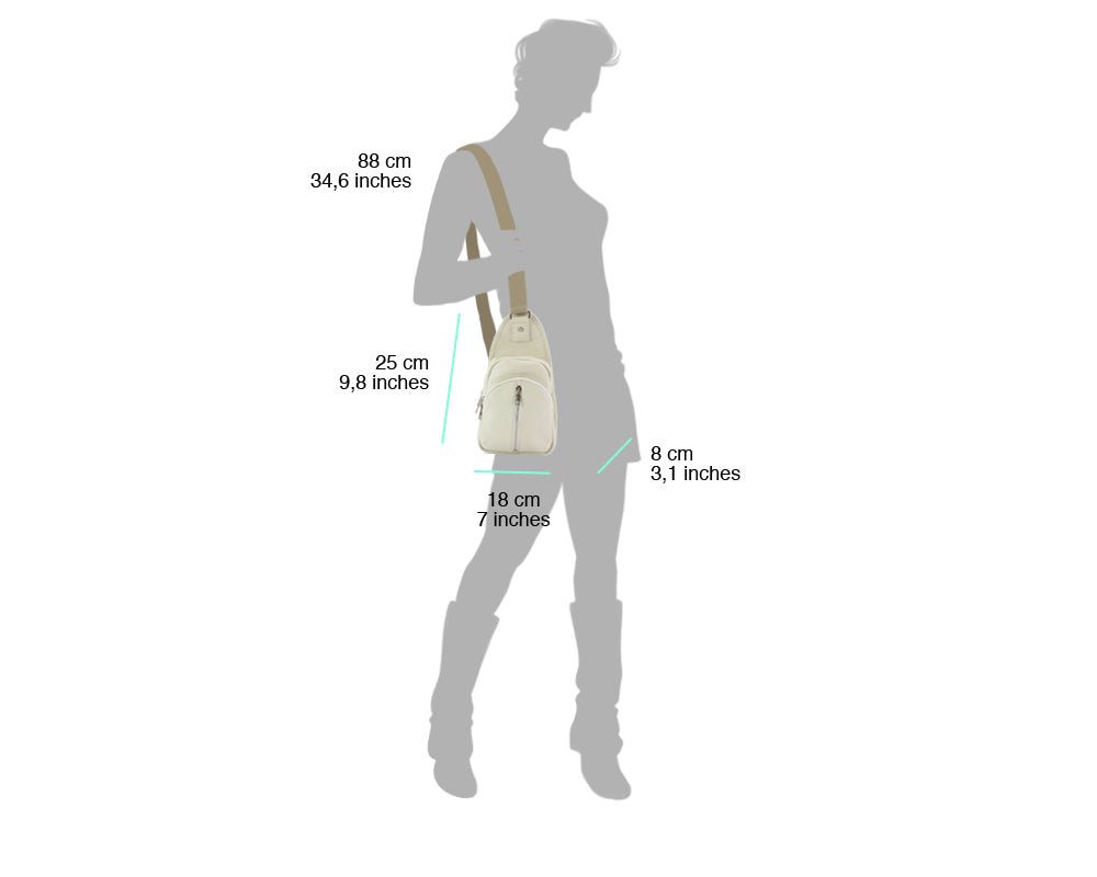 Marco Leather Single backpack - Leather Italiano