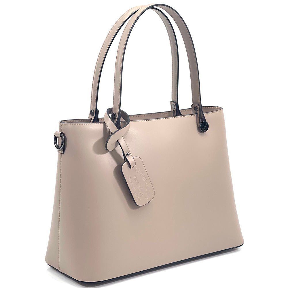 Margherita Tote Italian Handmade Leather Bag – Elegant Everyday Tote for Women - Leather Italiano