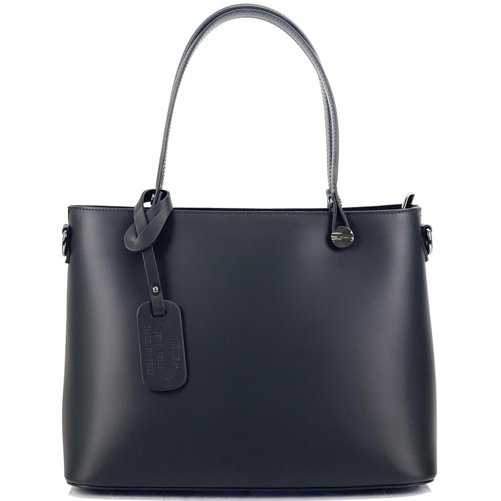Margherita Tote Italian Handmade Leather Bag – Elegant Everyday Tote for Women - Leather Italiano