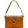 Marisa Italian Leather Shoulder Bag – Elegant Full - Grain Craftsmanship - Leather Italiano