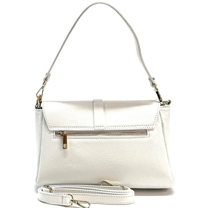 Marisa Italian Leather Shoulder Bag – Elegant Full - Grain Craftsmanship - Leather Italiano