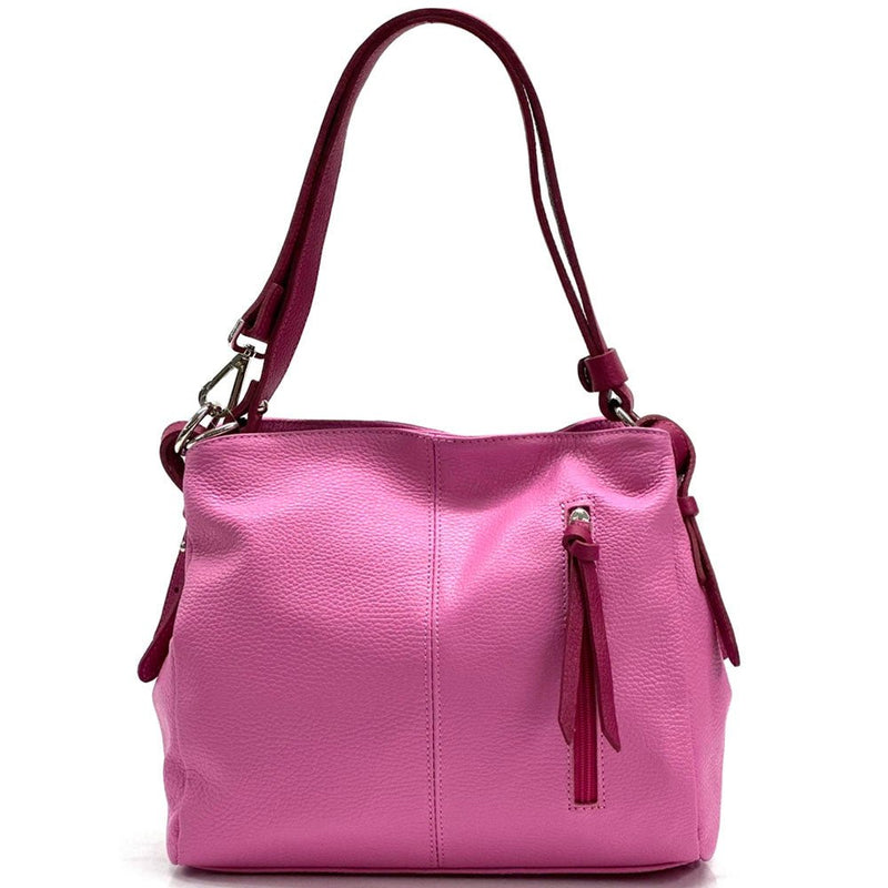 Mélie Italian Calfskin Leather Bag – Elegant Hobo with Dual Compartments - Leather Italiano