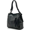 Mélie Italian Calfskin Leather Bag – Elegant Hobo with Dual Compartments - Leather Italiano